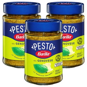 바릴라 바질 페스토 파스타소스, 190g, 3개