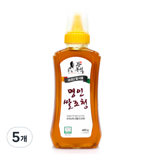 강봉석 명인 쌀조청, 480g, 5개