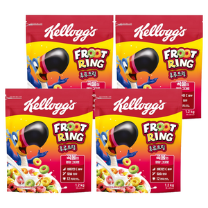 후르트링 시리얼, 1.2kg, 4개