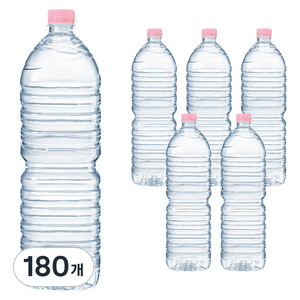 크리스탈 무라벨 생수, 2L, 180개