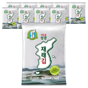 지도표성경 재래 전장김, 37g, 10개