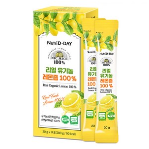 뉴트리디데이 리얼 NFC 유기농 레몬즙 14p, 280g, 1개