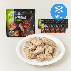 한끼통살 그릴드 닭가슴살 블랙페퍼 (냉동), 100g, 10개