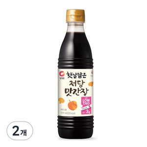 햇살담은 저당 맛간장, 500ml, 2개