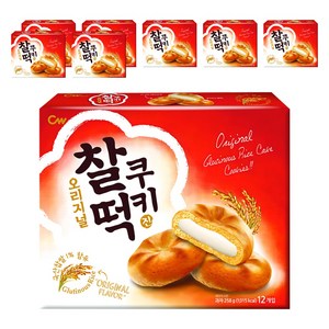 청우식품 찰떡쿠키 오리지날 12p, 258g, 8개