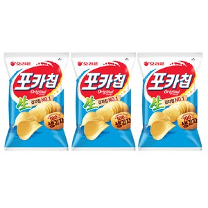 포카칩 오리지널, 137g, 3개
