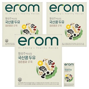 이롬 황성주 박사의 국산콩 두유 검은콩과 17곡, 190ml, 72개