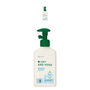 그린핑거 촉촉한 자연보습 베이비 워시, 320ml, 2개