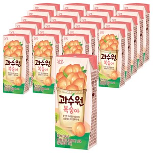 남양과수원 복숭아, 190ml, 24개