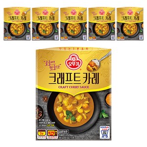 오뚜기 크래프트 카레, 6개, 200g