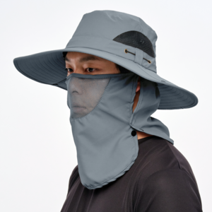 알파마운틴 자외선 차단 아웃도어 챙 모자 + 넥커버 세트