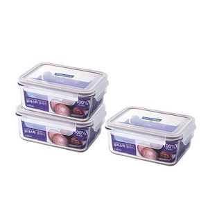 글라스락 퍼플에디션 직사각 밀폐용기