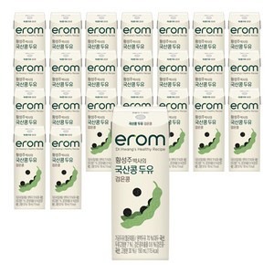 이롬 황성주 박사의 국산콩 두유 검은콩, 190ml, 24개
