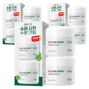 닥터지 레드 블레미쉬 시카 수딩 크림 듀오 기획세트, 50ml, 6개