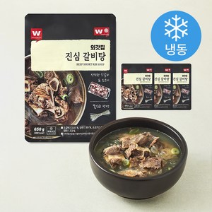 외갓집 진심 갈비탕 (냉동), 650g, 4개