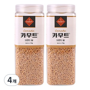 카무트 고대원시곡물 호라산밀, 1kg, 4개