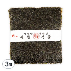 광천김 곱창김 100매, 250g, 3개