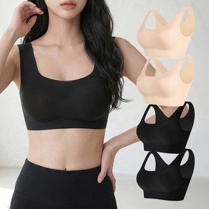어나더디 여성용 심리스 런닝형 브라탑 4종