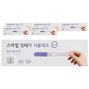 스마일랩 더블체크 임신테스트기, 1개입, 6개