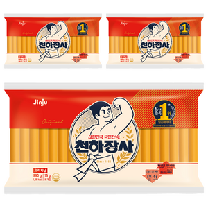 천하장사 오리지날 간식 소시지, 990g, 3개