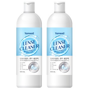 탐사 다용도 렌즈 세정액, 500ml, 2개
