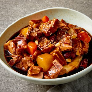 더듬뿍 한돈 양념 한입 찜갈비, 500g, 1팩