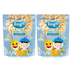 요미요미 유아용 미니팝 과자, 트리플치즈, 25g, 2개