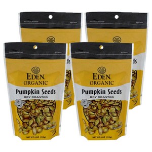에덴오가닉푸드 유기농 구운 호박씨, 113g, 4개