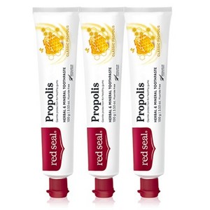 레드씰 프로폴리스 치약, 100g, 3개