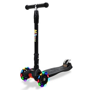 미코우 접이식 발광 킥보드, 블랙, 22.5 x 59 ..., 1개