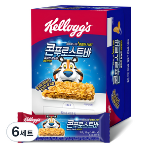 켈로그 콘푸로스트바 12p, 420g, 6세트