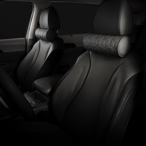 벤딕트 쉼 ver2 차량용 메모리폼 목쿠션, 블랙, 2개