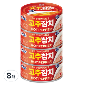 사조 고추참치, 85g, 8개