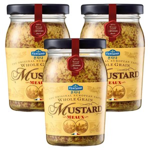 폰타나 홀그레인 머스타드, 200g, 3개