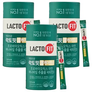 락토핏 종근당건강 당케어 프로 30p, 30회분, 3개