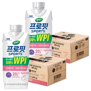 셀렉스 프로핏 스포츠 복숭아 아이스티, 330ml, 24개