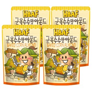 바프 군옥수수맛 아몬드, 190g, 4개