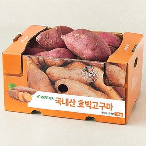 국내산 호박고구마, 3kg, 1개
