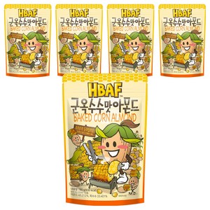 바프 군옥수수맛 아몬드, 190g, 5개