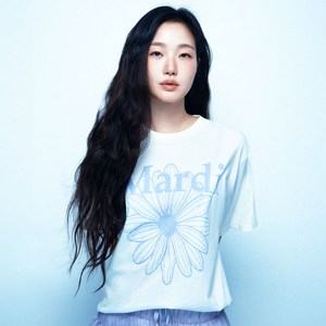 마르디메크르디 여성용 플라워 면 티셔츠