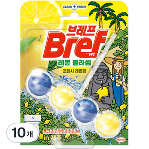 브레프 파워액티브 레몬 블라썸, 50g, 10개