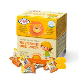 키움정 멀티 비타민 미네랄 구미 젤리, 60정, 1개