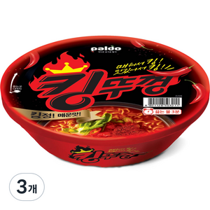 팔도 킹뚜껑 컵라면 110g, 3개