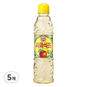 오뚜기 사과식초, 360ml, 5개