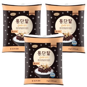 리치스 통단팥 골드파우치, 3kg, 3개