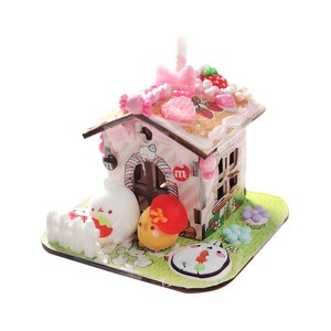 몰랑이 쿠키하우스 무드등 만들기 DIY 키트, 혼합색상, 1세트