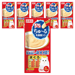 챠오츄르 고양이 짜먹는 간식, 혼합맛(참치/유산균..., 14g, 6개