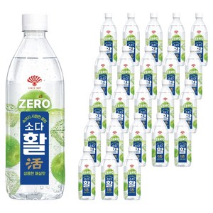 동화약품 소다활 제로 탄산음료 매실맛, 500ml, 24개