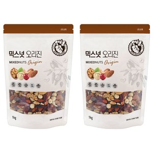 너츠브라더 믹스넛 오리진, 1kg, 2개