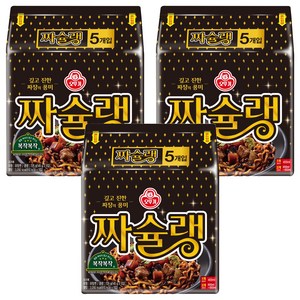 오뚜기 짜슐랭 145g, 15개, (5개입 X 3팩)